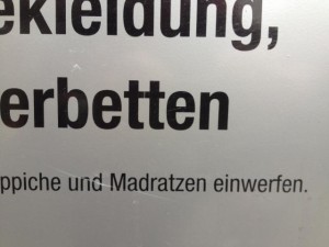 Matratze einwerfen